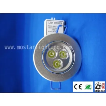 LED 3x1W Ceiling Lights High Power
