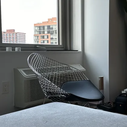 Bauhaus Industrial Metal Lounge Chair