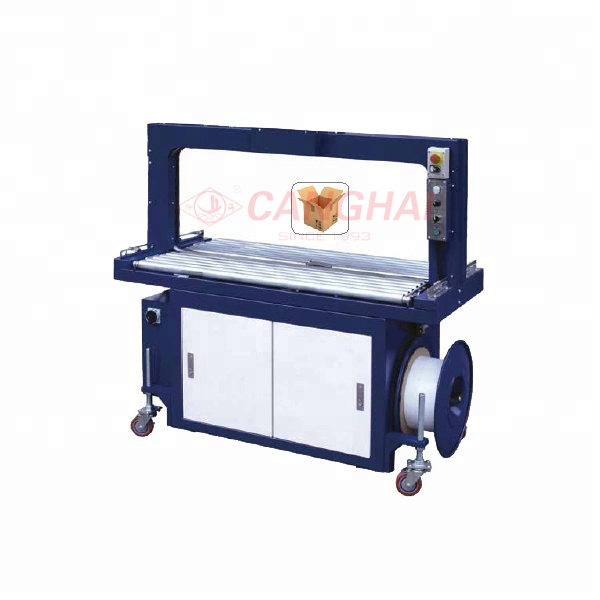 Semiautomatic bundling boxes strapping machine carton