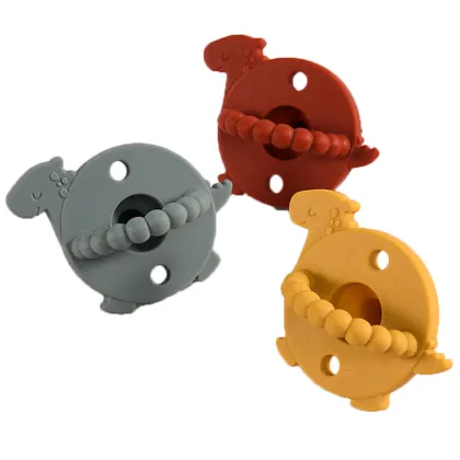 Cartoon Dinosaur shape Silicone baby pacifier