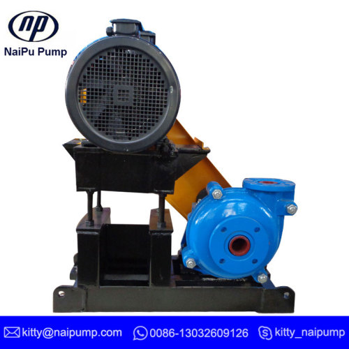 Metal Liner 2/1.5B Slurry Pump with 11kw Motor