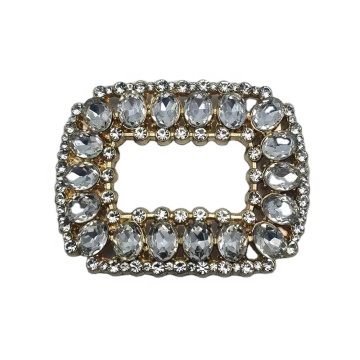 Clips de boucle de chaussure en cristal blanc pour les mariages
