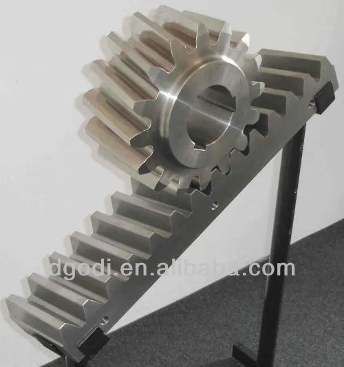 stainless steel / aluminum / metal helical gear, sliding door gear rack, flexible gear racks