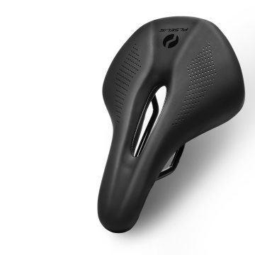Memory Foam Bicycle Seat - Soft & Comfortable PU Leather Bike Saddle for Cycling