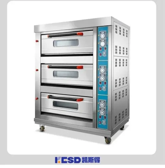 Luxury 3 Deck 6 Trays Commercial Electric Oven Bakery Kitchen Machine
