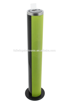 Professional OEM 2.1ch bluetooth round shape speaker with LED display FM Radio FW-1322D