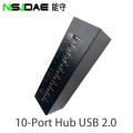 पोर्टेबल सानो आयताकार USB2.0 HUB