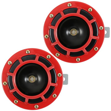 Red Black Blue 12V Super Loud Dual Tone Electric Car Grille Horn