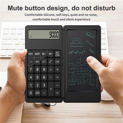 Nova calculadora portátil e elegante bloco de notas dobrável para negócios