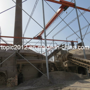 Bauxite Calcined in Round Kiln