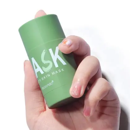 Green Tea Oil Control Cleanser Mask Deep Cleanser and Remove Pores Moisturizer Blackheads Daub Shrink Type Acne J5U7