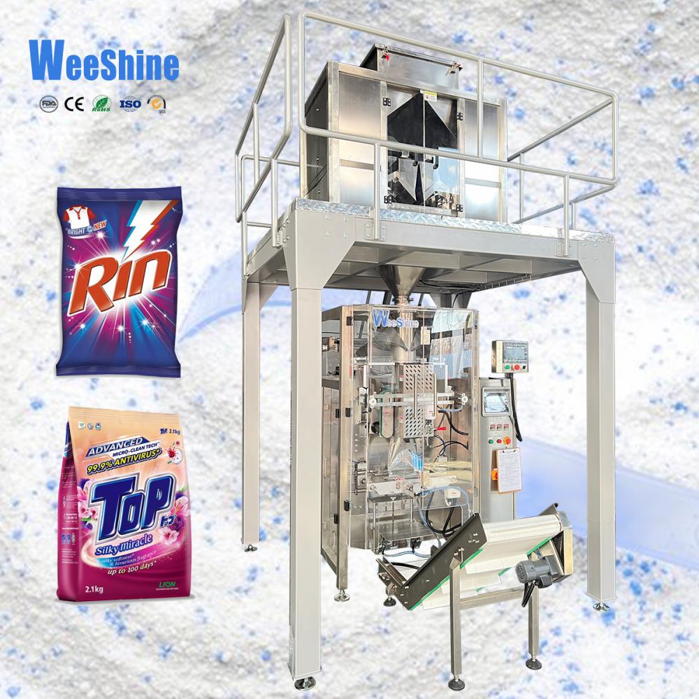 500g 3kg Washing Powder Packets Bag Packaging Machine