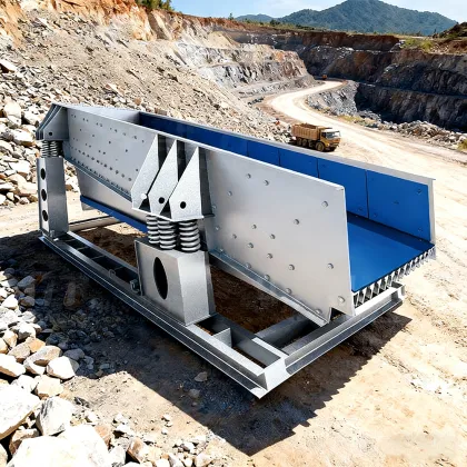 Large Scale Vibrating Feeder for Efficient Material Handling