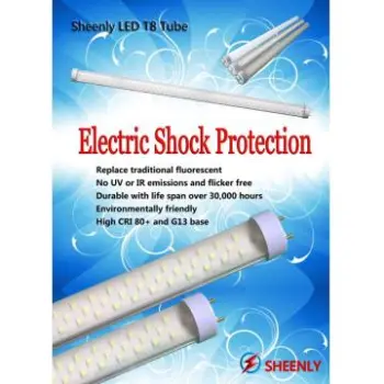 25W LED T8 Tube Electrical Shock Protection Technology