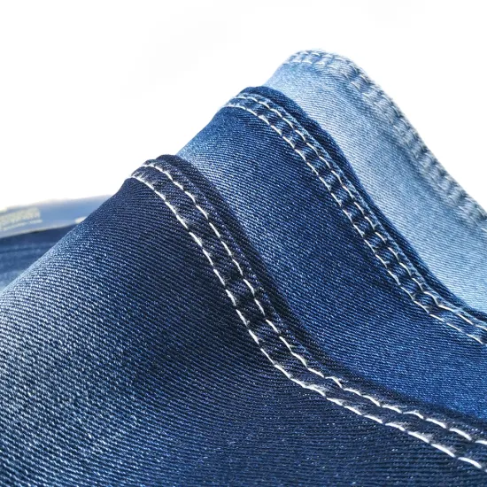 AUFAR 11oz vintage wash denim fabric D53B1503-1