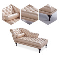 Sala de estar em cores personalizada Pu Chaise Lounge