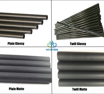 High strength composite carbon glass fiber tube pipe