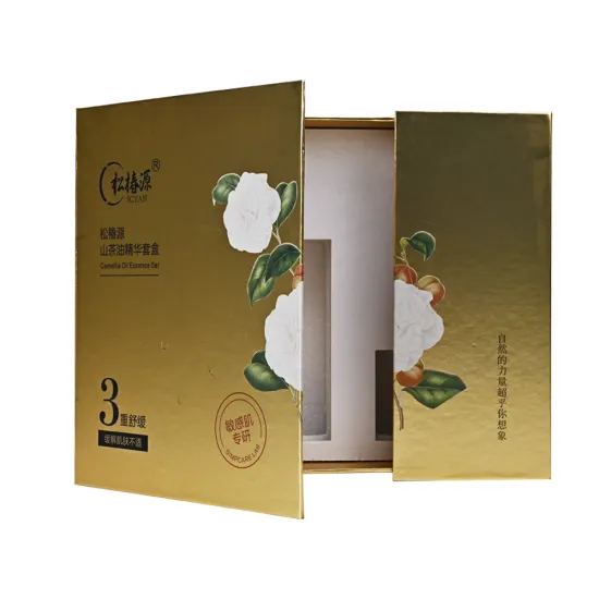 Double-door skin care product set packaging box