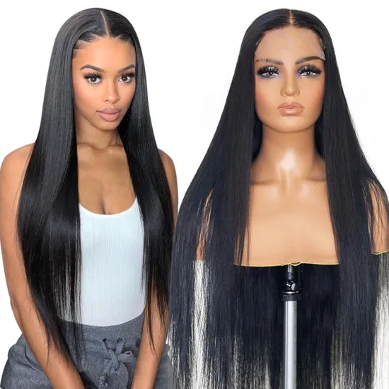 Vendor Straight Hd Transparent Lace Front Human Hair Wigs For Black Women 360 Lace Frontal Wig Glueless 100 Virgin Full Lace Wig