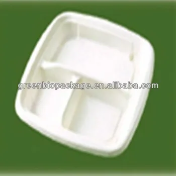 Eco-friendly biodegradable bagasse pulp tray