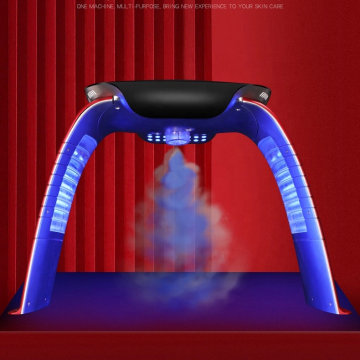 8 Color Hot Lamp Nano Steamer Pad with LED Face Care PDT Red LED Light Therapy for Skin Care Beauty Products