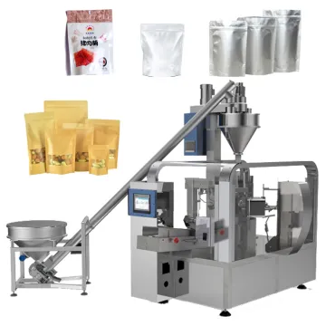 Automatic Stand Up Pouch Packing Machine for Cocoa, Matcha Milk Tea and Coffee Powder
