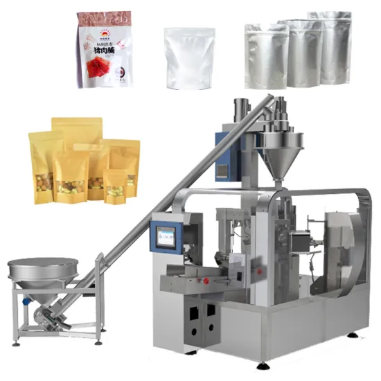Automatic Stand Up Pouch Packing Machine for Cocoa, Matcha Milk Tea and Coffee Powder