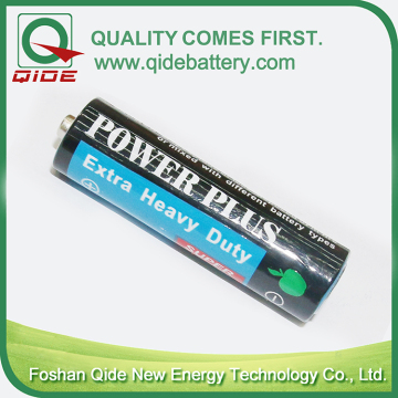 Zinc carbon R6P SUM3 AA battery from foshan battery