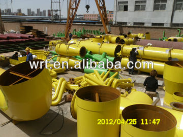 China structures pipe made of steel for pumping waste gas/oil/water out