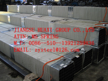 Galvanized Square Pipe/Steel Hollow Section/Square Welded Tube