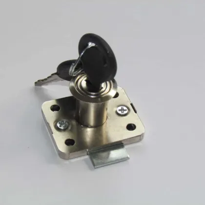 101 Nickel-Plated Drawer Lock for File Cabinet