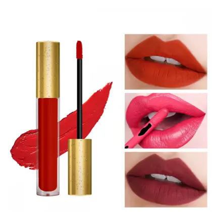 Lip Gloss Pigmented Lip Makeup Matte Liquid Lipstick