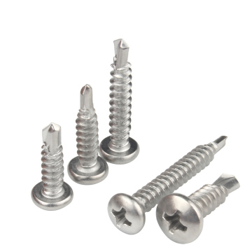 High-Quality DIN 7504N Stainless Steel Fasteners: Pan Head Self-Drilling Screws in Inch and Metric Sizes, Offering Rustproof Solutions for Various Materials - Titanium, Aluminium, Nickel, Bronze