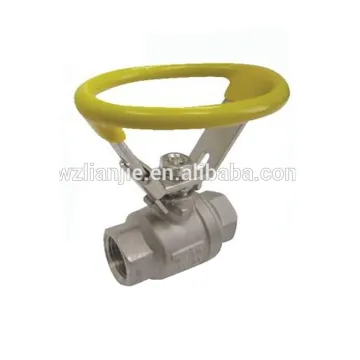 2PC Stainless Steel Ball Valve Threaded Ends with Oval Handle 2PC Ball Valve
