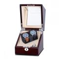 Mahogany Single Rotor Watch Winder สำหรับแสดง