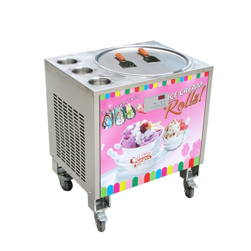 Thailand Style Pan Fried Ice Cream Machine