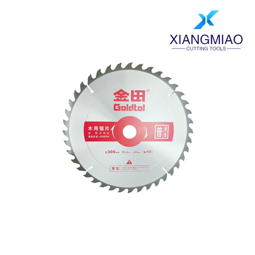 شفرة تقطيع الخشب جولدتول 300 مم، 40T، 30 مم
