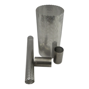 6, 12, 18 Inch Stainless Steel Wire Mesh Exhaust Perforated Metal Tube for Filtering