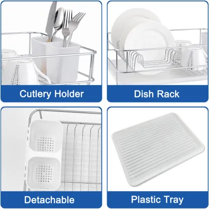 xiangyu roll up Storage Shelf Drainer Organizer of kitchen dish rack