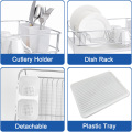 Xiangyu Roll -up -Aufbewahrungsregal -Abfluss Organizer von Kitchen Dish Rack