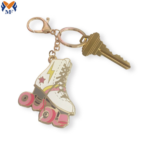 Gift Metal Custom Christmas Shoe Keychain