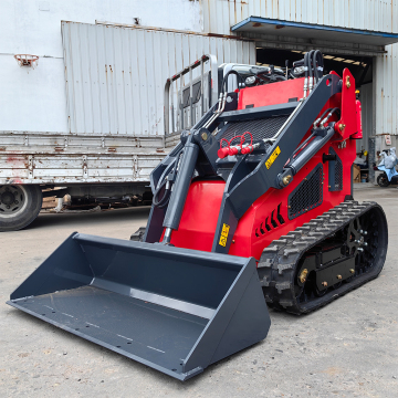 High Quality EPA Diesel Hydraulic Crawler Tracked Skid Steer Loader with 4-in-1 Bucket and Teeth