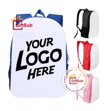 Anpassbare Wärmeübertragungsdruck 12 -Zoll -Rucksäcke für Schüler, Kinder und Kinder - Sublimation Blank Book -Taschen