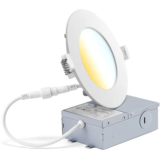 ETL Airtight Nofliker 3cct 5cct Dimmer Driver Round LED Pot Light