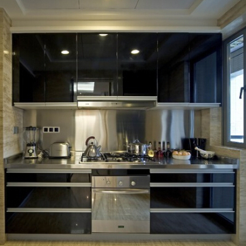 Fashionable High Gloss Kitchen Cabinets