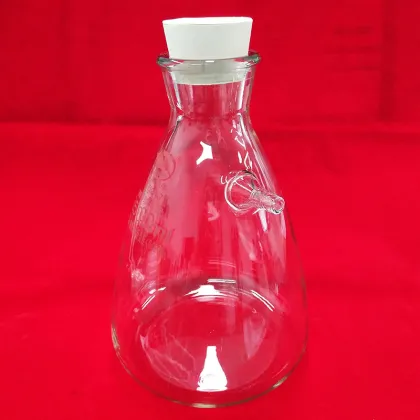 Clear Quartz Glass Volumetric Flask