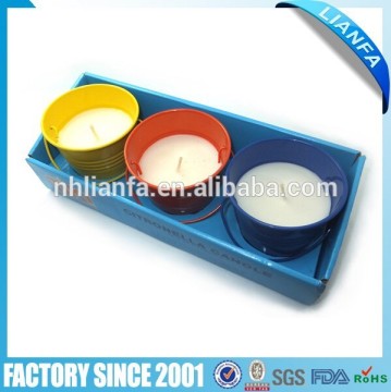 Mini Metal Candle Bucket