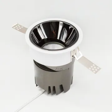 Adjustable 12w led recessed ceiling spotlight cob downlight