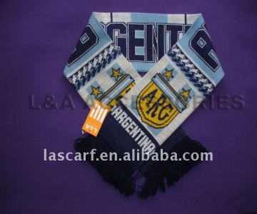 fashion football scarf fan scarf in match use
