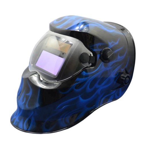 Hot Blue Fire Welder Welding Glasses Full Eye Protection Stepless Automatic Darkening Welding Helmet CE En379